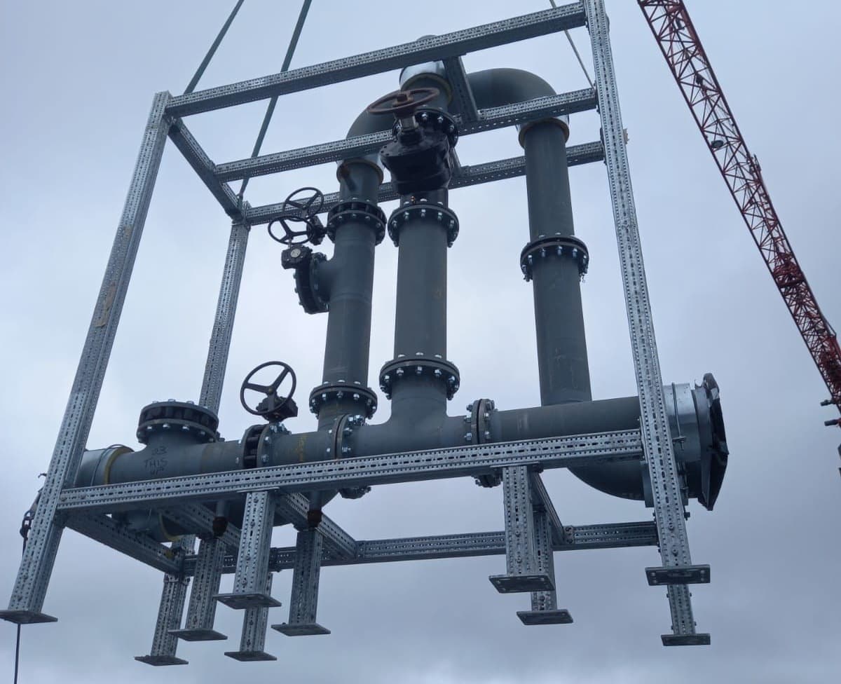 prefabricated modular construction made usinf the siFframo system