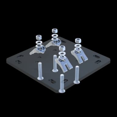 Trägerwandanbindung-Verbindungsteile-Set TWAV HCP